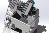 Thiết kế 3D máy tiện công nghiệp với đầy đủ các chi tiết 3d kỹ thuật SOLIDWORKS (cung cấp file Solidworks)