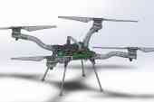 Thiết kế 3D máy bay drone mini (cung cấp file step)