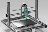 THIẾT KẾ 3D Máy khoan CNC mini (cung cấp file step)