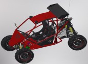 THIẾT KẾ 3D xe đua địa hình Crosskart 400CC phiên bản 2 chỗ ngồi hay off-road (cung cấp file step)