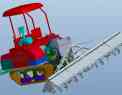 Thiết kế 3D máy xới đất hoàn toàn tự động sử dụng phần mềm CREO, SOLIDWORKS... (cung cấp file 3D step)