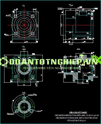 THIẾT KẾ QUY TRÌNH CÔNG NGHỆ GIA CÔNG CHI TIẾT HỘP TRỤC VÍT「775_3622 ...