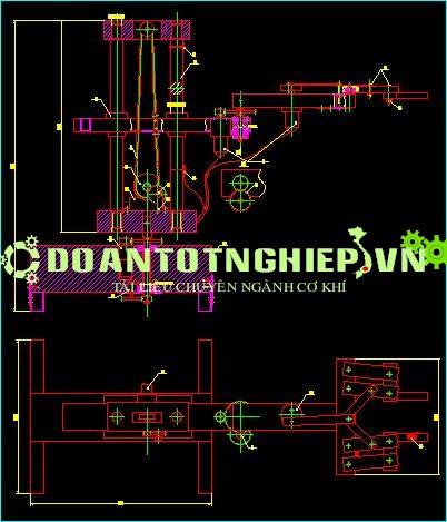 THIẾT KẾ ROBOT TAY MÁY 3 TRỤC BẬC TỰ DO CẤP PHÔI TỰ ĐỘNG