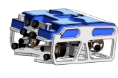 Thiết kế 3D ROV Phương tiện dưới nước điều khiển từ xa SOLIDWORKS (cung cấp file Solidworks)