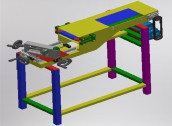 Thiết kế 3D Máy định hình dạng V (cung cấp file step)