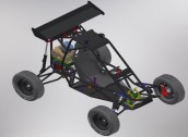THIẾT KẾ 3D xe đua địa hình Crosskart hay off-road (cung cấp file step)