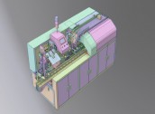THIẾT KẾ 3D máy đóng hộp tốc độ cao (cung cấp file step)
