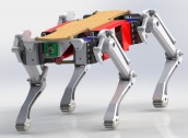 THIẾT KẾ 3D Robot chó 4 chân