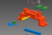 Thiết kế cơ cấu kẹp bằng cam lệch tâm trên phần mềm 3D Inventor 