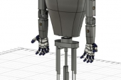 Thiết kế 3D MÔ HÌNH ROBOT CHIẾN ĐẤU HÌNH NGƯỜI in 3D
