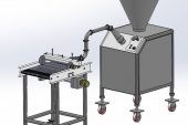 Thiết kế 3D Thiết bị Chế Biến Thực Phẩm Công Nghiệp Máy Ép Chia Phần mô hình 3D