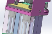 Thiết kế 3D máy uốn tấm khí nén sử dụng phần mềm CREO, SOLIDWORKS... (cung cấp file 3D step)