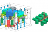 ĐỒ ÁN tốt nghiệp thiết kế khuôn nhựa khuôn kết nối ống nước (cấu trúc trượt) file STEP 